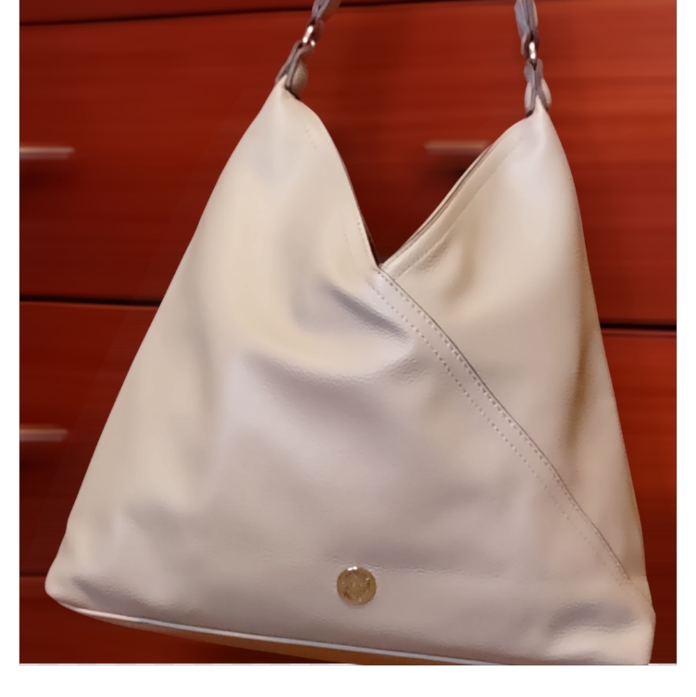 Anne Klein Taupe A-line Hobo P38 - Picture 4 of 10